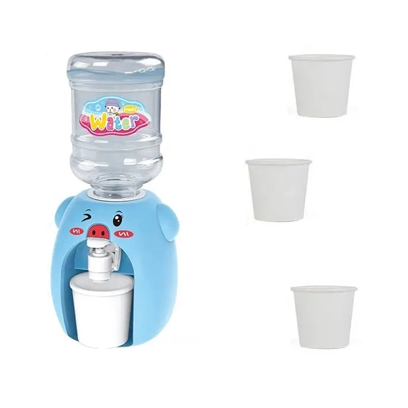 Wholesale Children Toys Kids Educational Interesting Role Playset Pretend Simulated Carton Pig Shape Colorful Water Dispenser for Kids