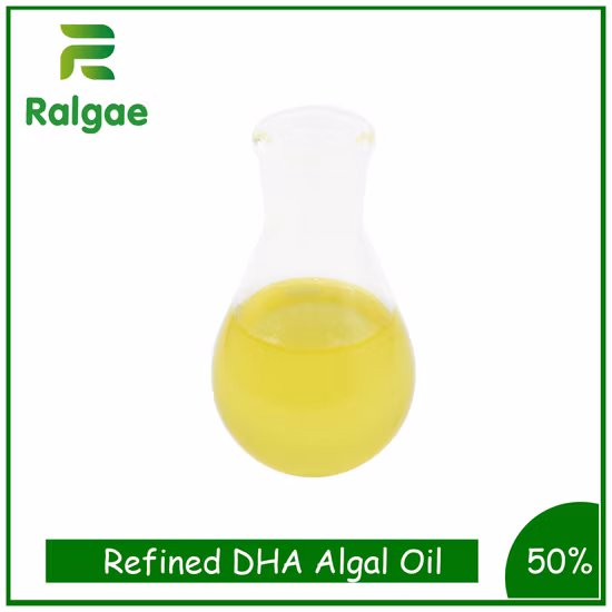 비건 오메가-3 오일, DHA 해조류 오일, 고순도, 50% DHA, ISO 인증 cas6217-54-5